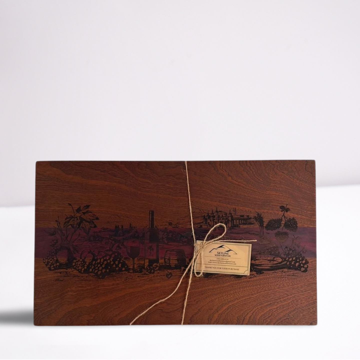 Purple Heart and Sapele Charcuterie Board