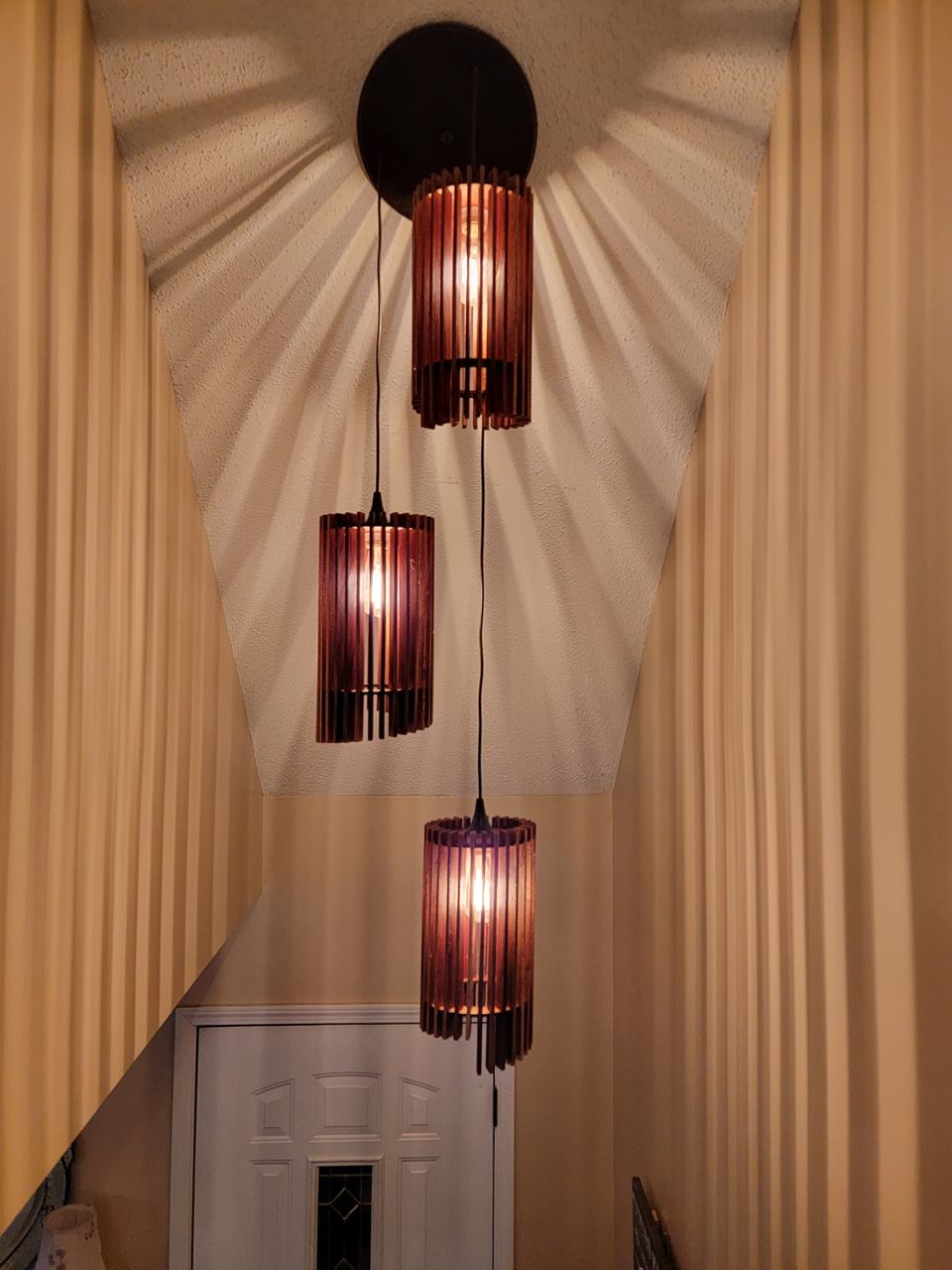 Skyline Trio Hanging Lamp-Made to order