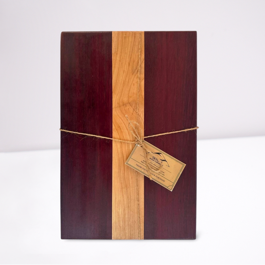 Purple Heart & Maple Cutting Board