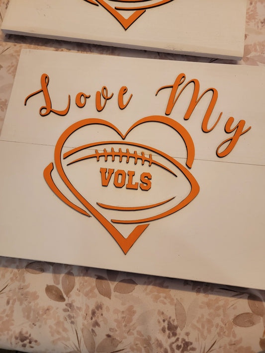 Love My Vols Wall Decor - Made to order