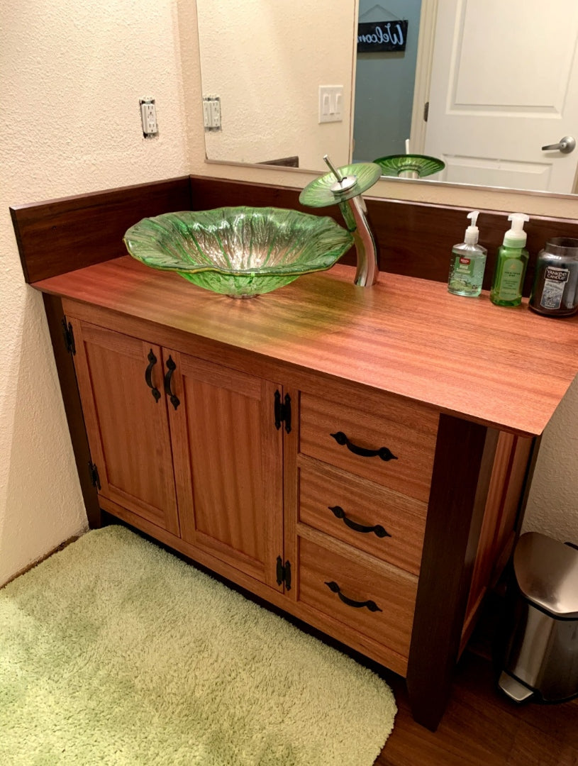 Sapele and Peruvian Walnut