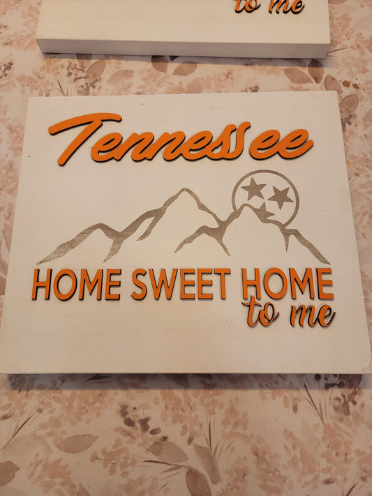Tennessee Home Sweet Home Wall Decor - Made to order